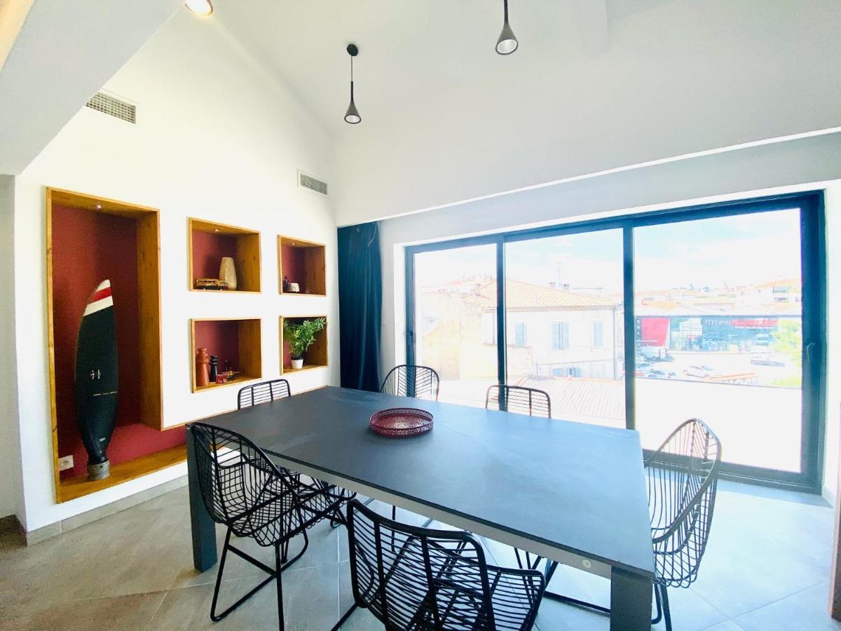 Ferienwohnung Duplex 120M2 Terrasse Vue Sur Nîmes Exterior foto